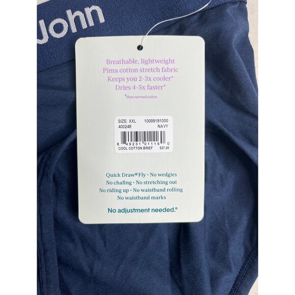 2-94 TOMMY JOHN Men's Classic Brief Cool Cotton 2XL - Picture 5 of 5